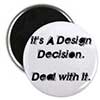 Design button
