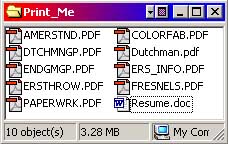 Print me folder