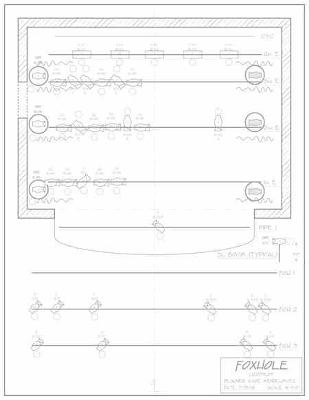 Rough Plot with vellum laid over